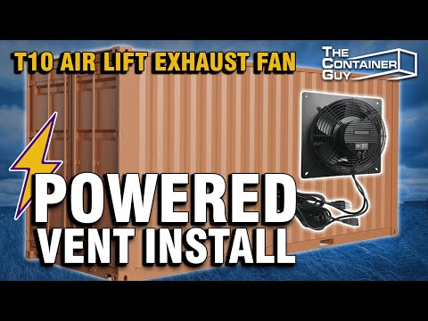 Still from A T10 exhaust fan needs a way for air to get in