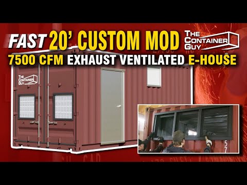 Still from A custom e-house exhaust build planned around 7,500 CFM