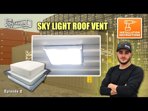 Still from Installing a Sky Light roof vent: light, airflow and the seal